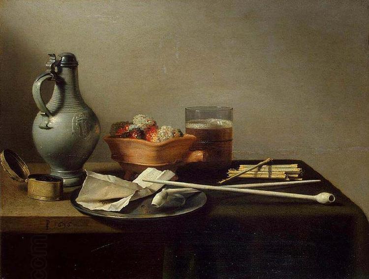 Pieter Claesz Tobacco Pipes and a Brazier China oil painting art